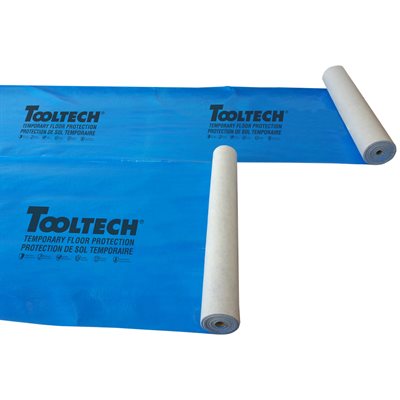 Tapis de protection de sol temporaire 40 x 45 ou 90 pieds Tooltech équivalent de floorotex 110500 110501