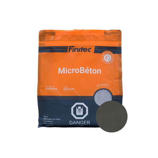 MicroBéton Finitec couleurs variées 3,5 kg et 18kg
