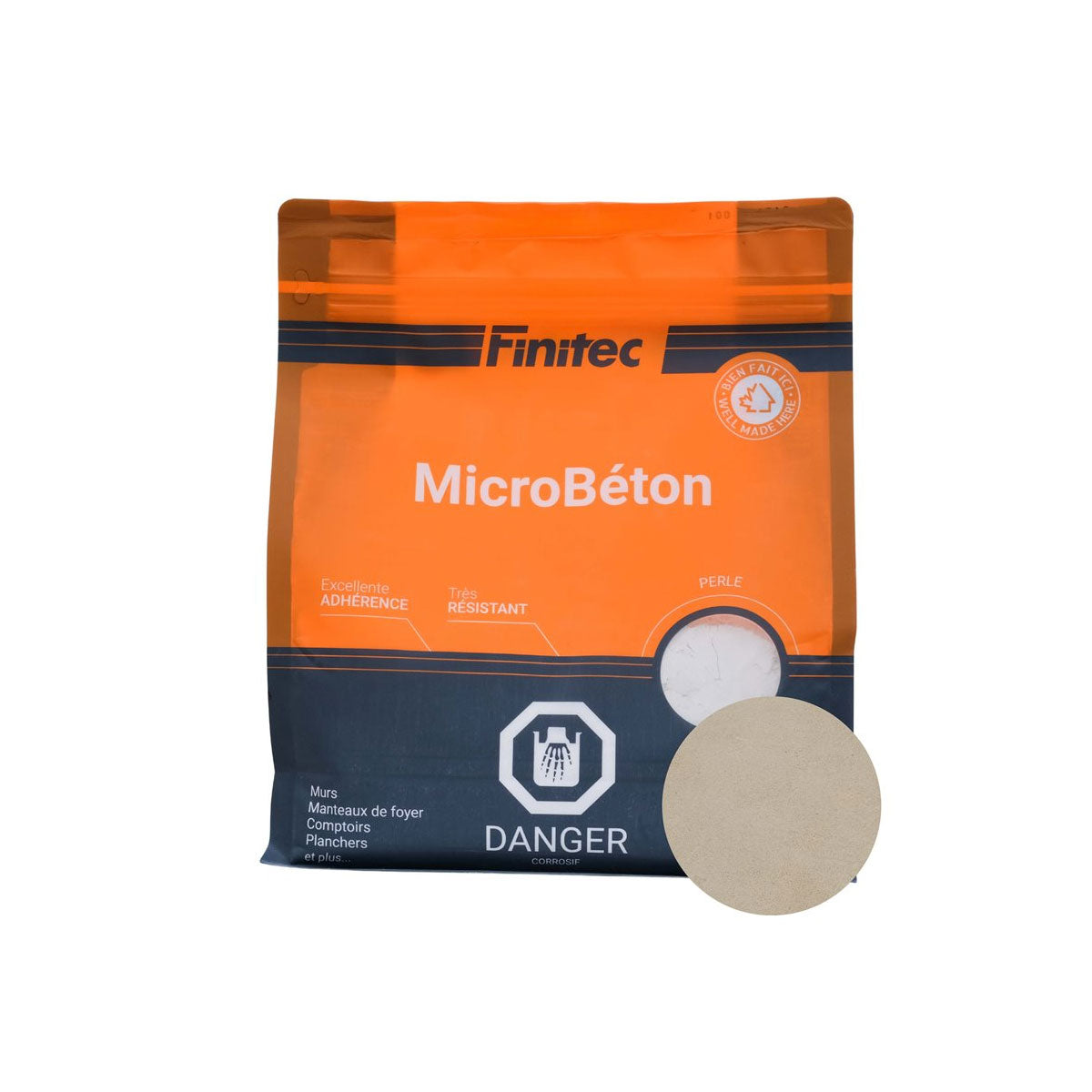 MicroBéton Finitec couleurs variées 3,5 kg et 18kg