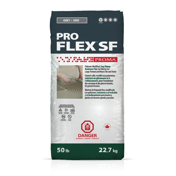 PRO FLEX® SF Proma - Ciment-colle résistant au glissement et à l’affaissement