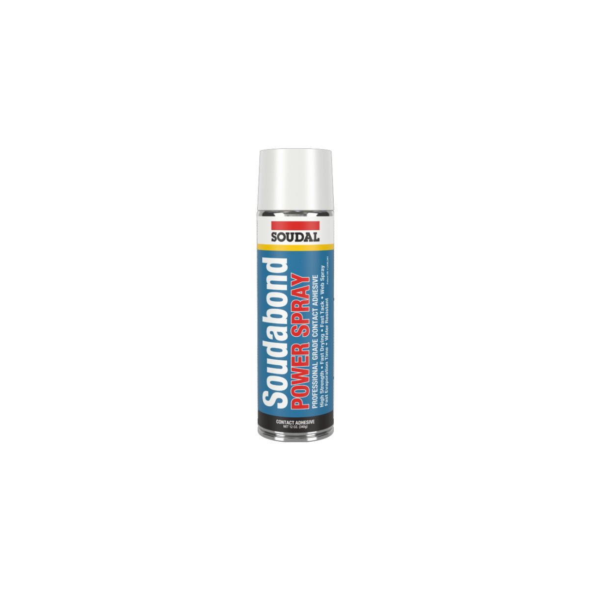 Soudabond Power Spray colle contact 12oz 500ml Soudal