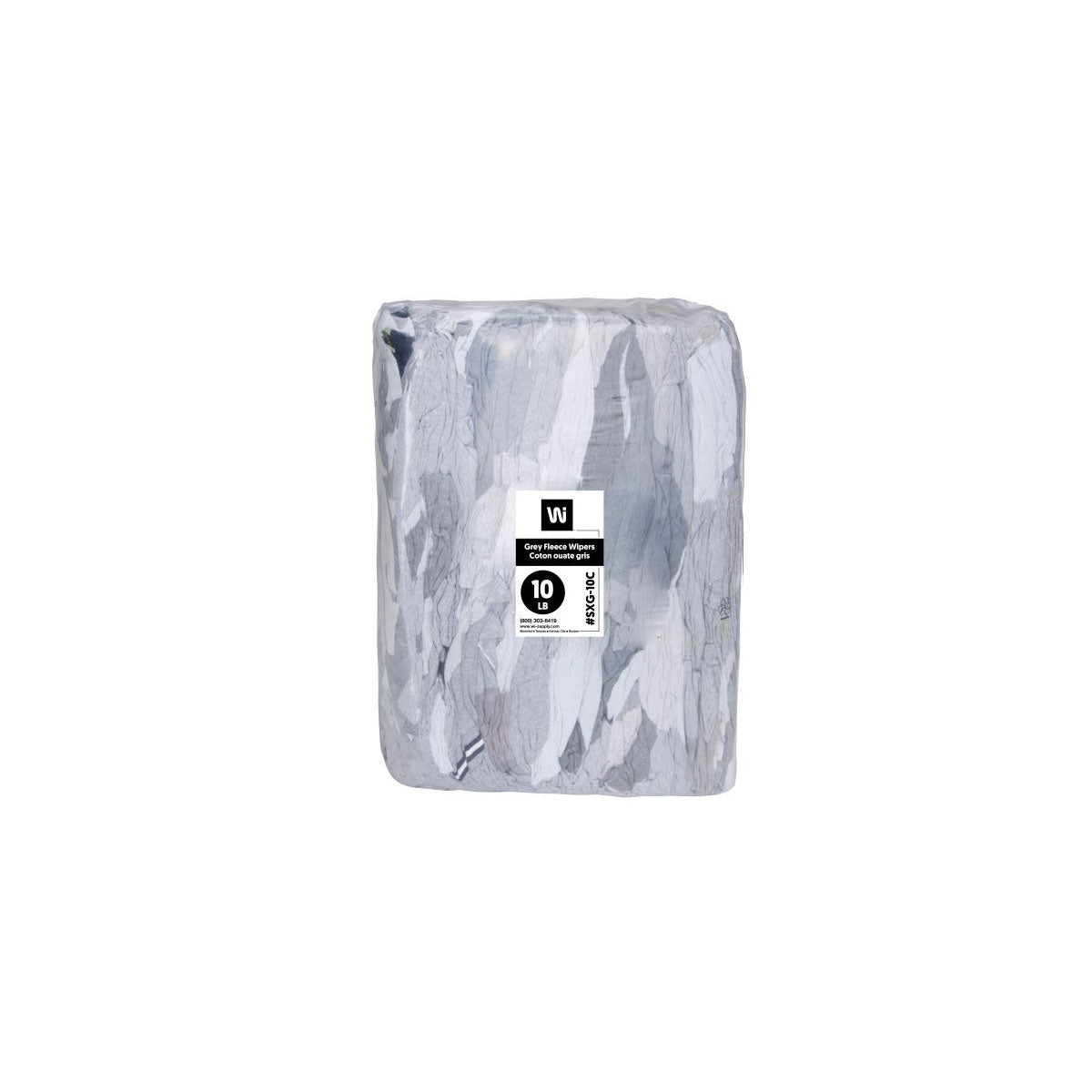Sac de guenilles Wipeco Coton ouaté blanc 10 lb Wipeco