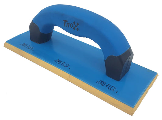 Flotte à coulis époxy à fond en gomme pure de qualité professionnelle 4 po x 9 po