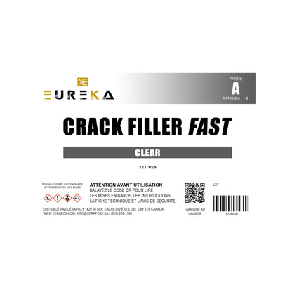 Bouche-fissures à action super rapide - Crack Filler super Fast d'Époxy Eurêka