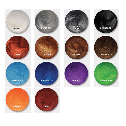 URECO Pigments en poudre à époxy (couleurs métalliques) 4 oz et 8 oz