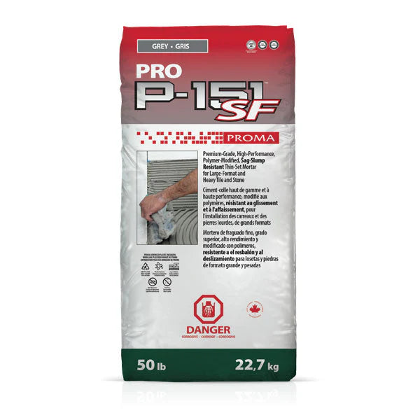 PRO P-151™SF blanc ciment-colle universel haut de gamme Proma