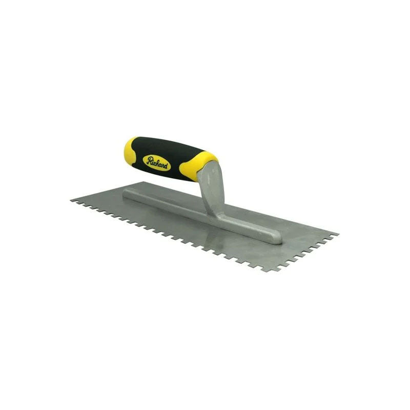 Truelle avec encoches carrées 4 1/2 po x 11 po (1/4 x 1/4 x 1/4 po) Richard