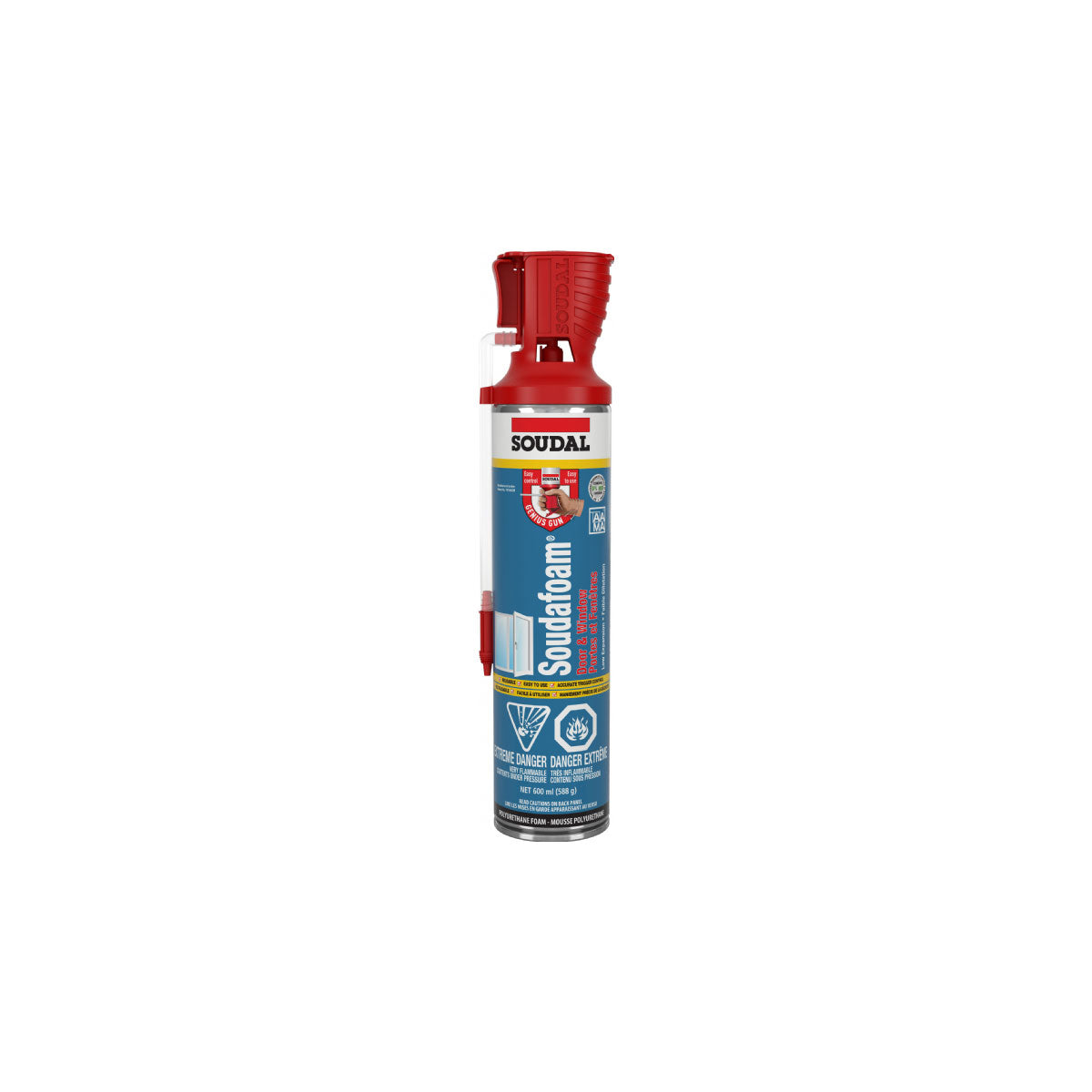 Soudafoam Portes & Fenêtres Pistolet "Genius" 600 ml Soudal