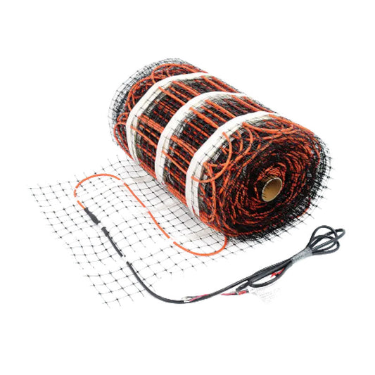 Câble chauffant fil en tapis 6w 240v. à enfouissement sous dalle de béton intérieure de Warmfeet